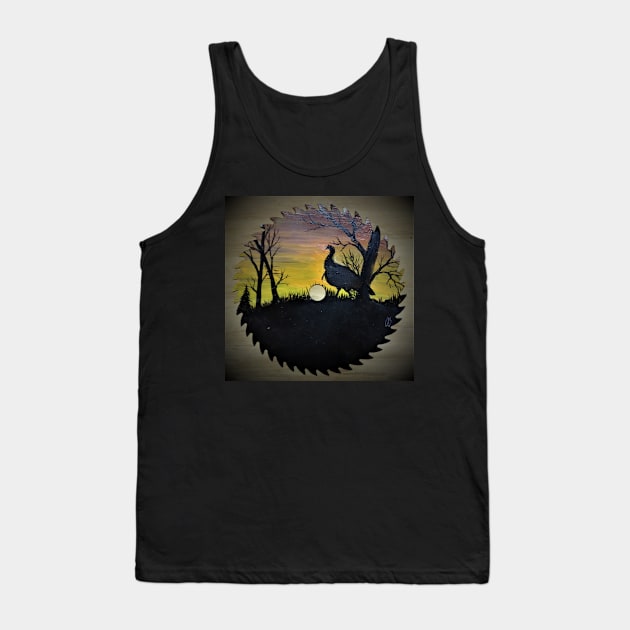 Turkey, gobbler on the ridge Tank Top by Matt Starr Fine Art